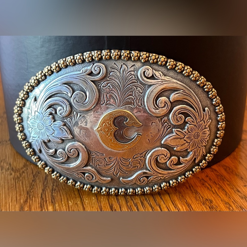 Men's Nocona Oval Initial Buckle - C